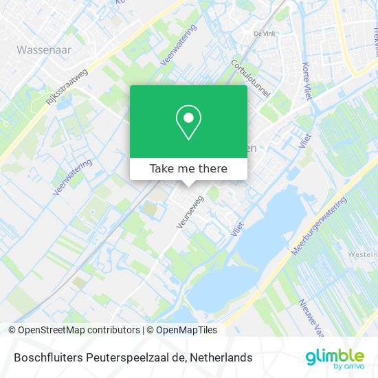 Boschfluiters Peuterspeelzaal de map