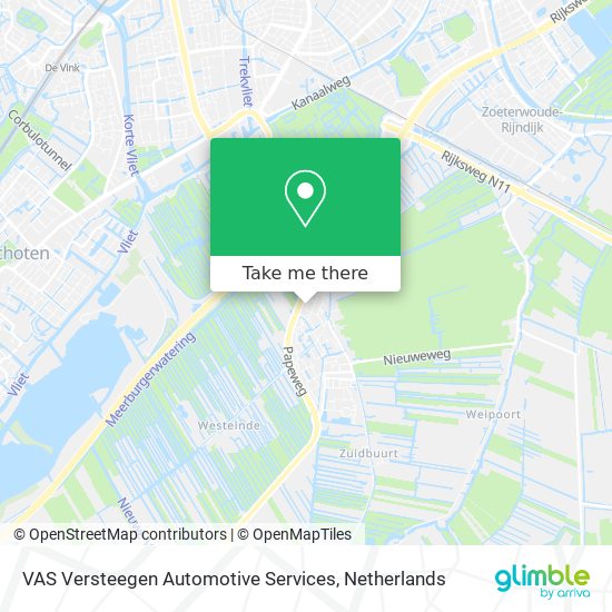 VAS Versteegen Automotive Services map