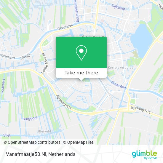 Vanafmaatje50.Nl map