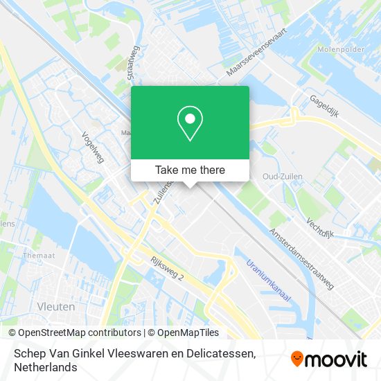 Schep Van Ginkel Vleeswaren en Delicatessen map