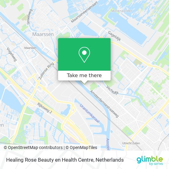 Healing Rose Beauty en Health Centre Karte
