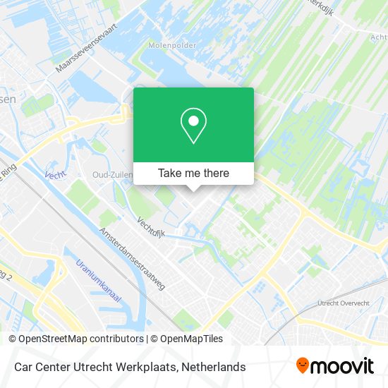 Car Center Utrecht Werkplaats map