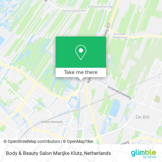 Body & Beauty Salon Marijke Klutz map