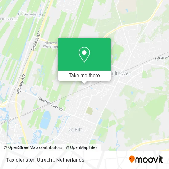 Taxidiensten Utrecht map