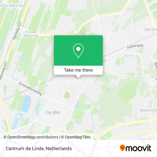 Centrum de Linde Karte