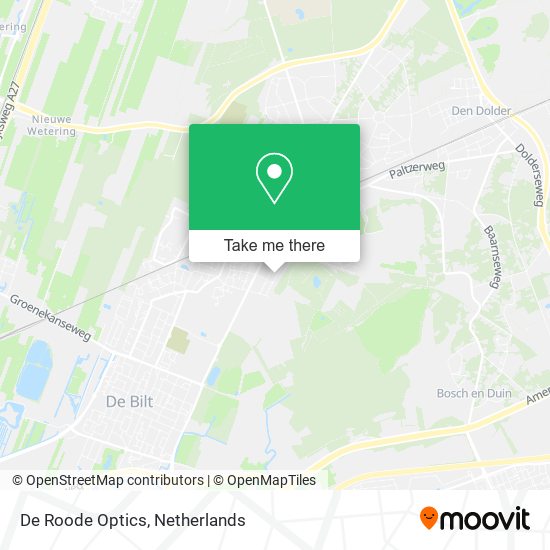 De Roode Optics map