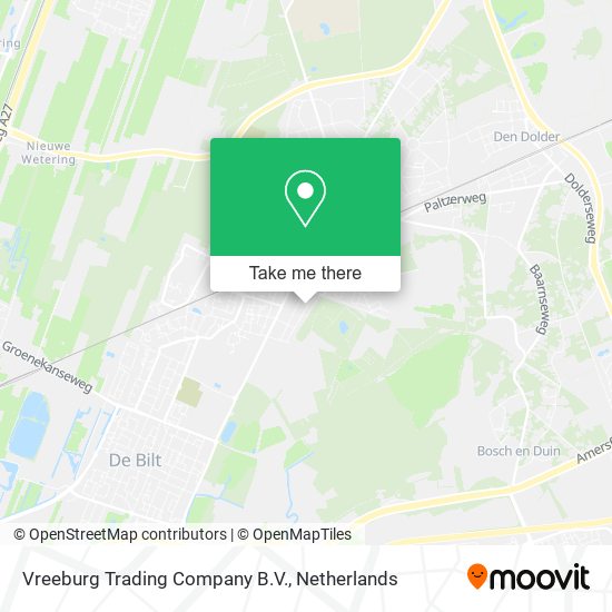 Vreeburg Trading Company B.V. map