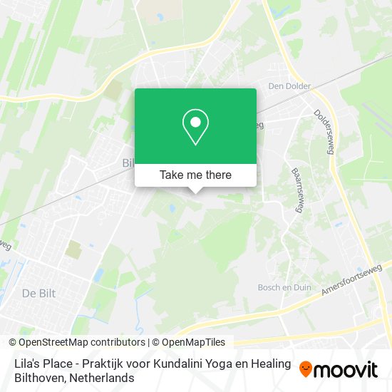 Lila's Place - Praktijk voor Kundalini Yoga en Healing Bilthoven Karte