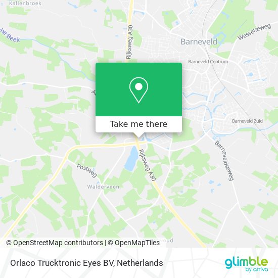 Orlaco Trucktronic Eyes BV map
