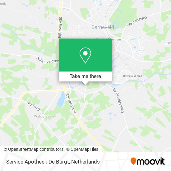 Service Apotheek De Burgt map