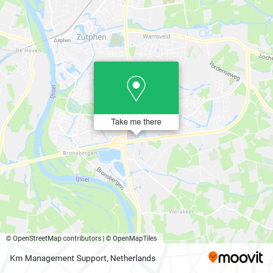 Km Management Support map