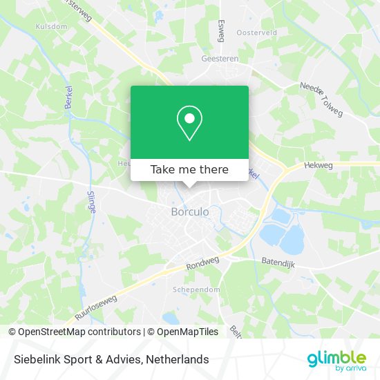 Siebelink Sport & Advies map