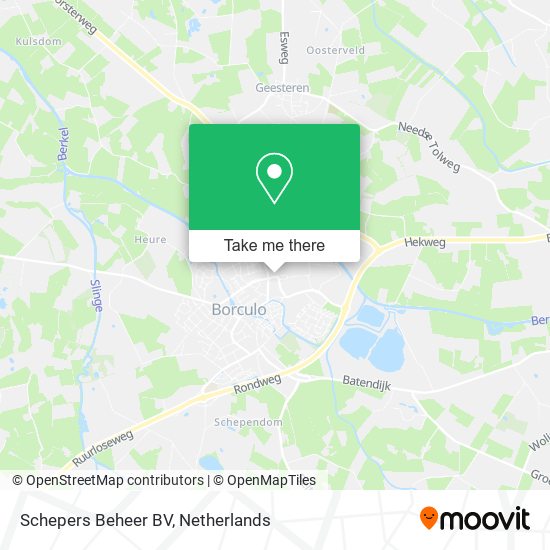 Schepers Beheer BV map