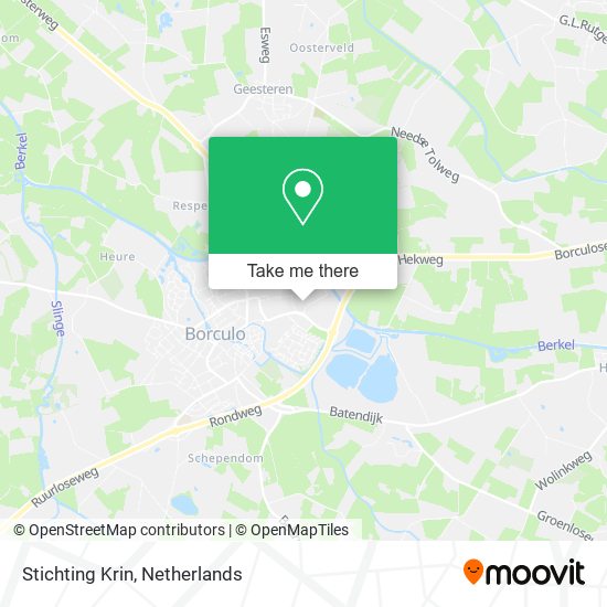 Stichting Krin map
