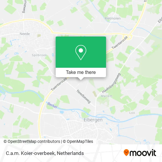 C.a.m. Koier-overbeek map