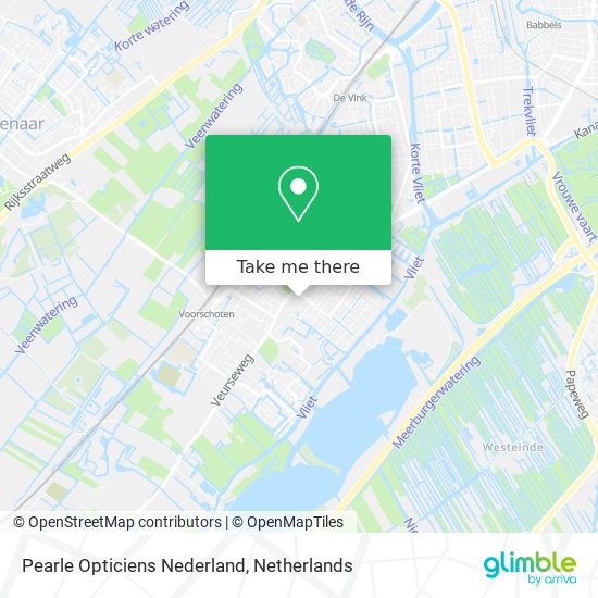 Pearle Opticiens Nederland map
