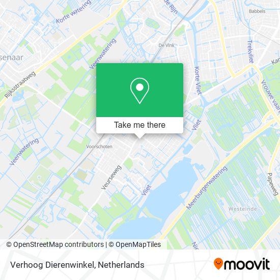 Verhoog Dierenwinkel Karte