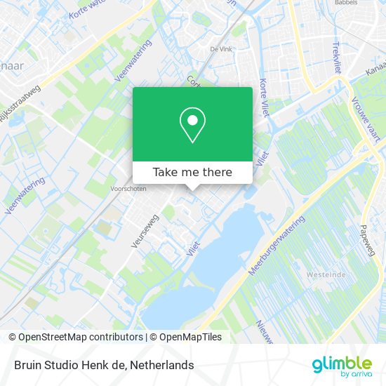 Bruin Studio Henk de map