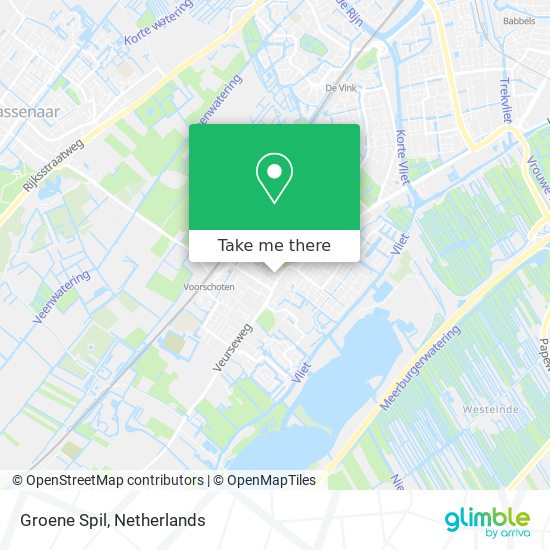 Groene Spil map