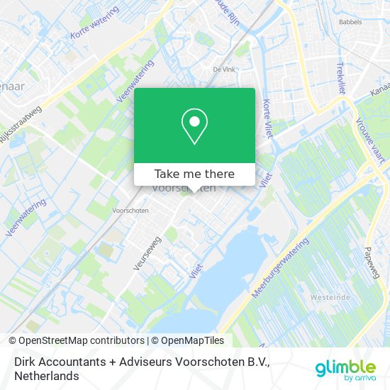 Dirk Accountants + Adviseurs Voorschoten B.V. Karte