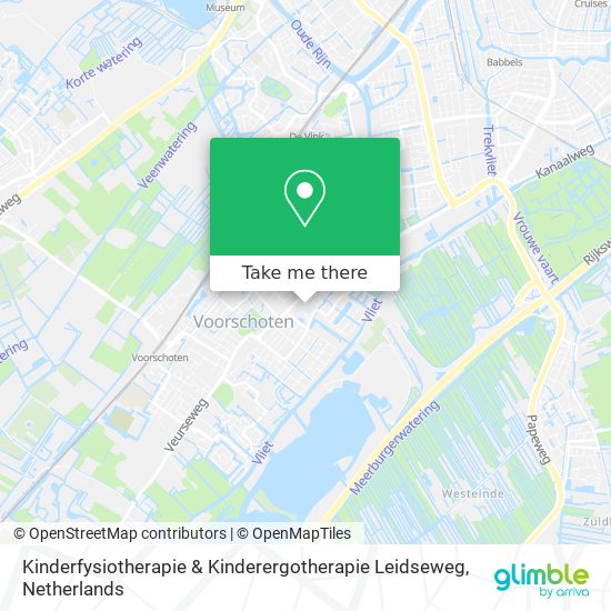 Kinderfysiotherapie & Kinderergotherapie Leidseweg Karte