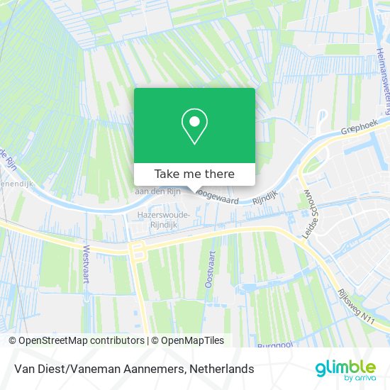 Van Diest/Vaneman Aannemers map