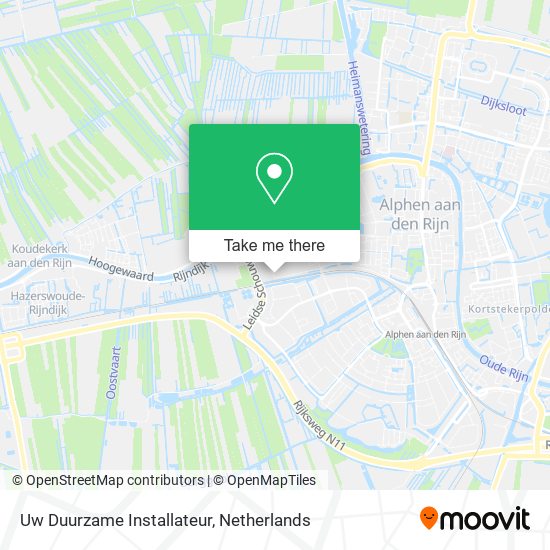 Uw Duurzame Installateur map