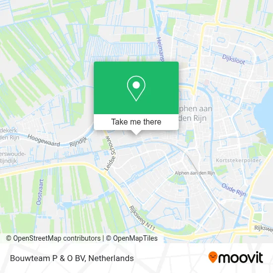 Bouwteam P & O BV map