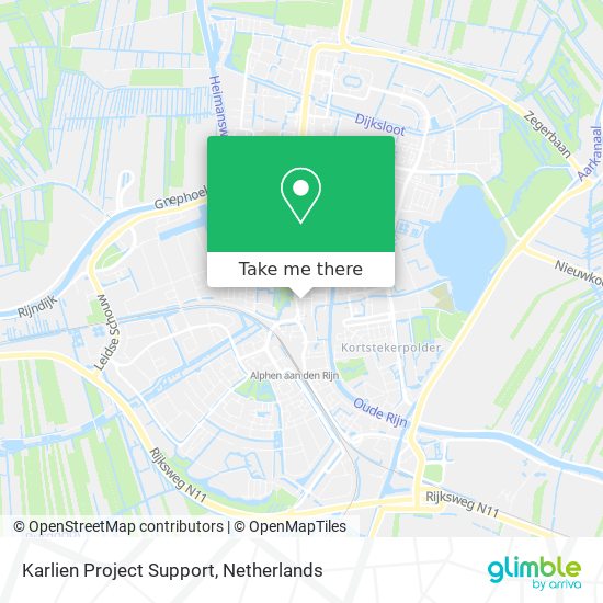 Karlien Project Support map