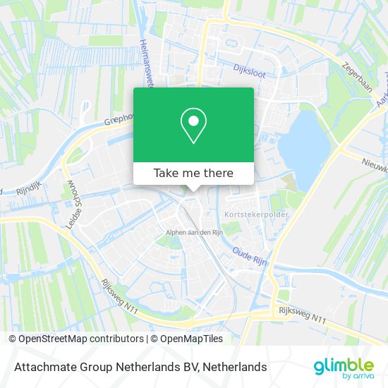 Attachmate Group Netherlands BV map