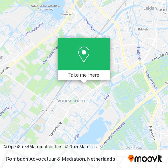 Rombach Advocatuur & Mediation map