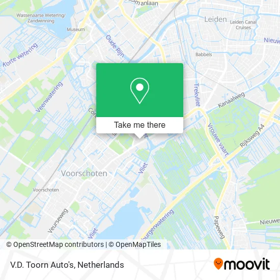 V.D. Toorn Auto's map