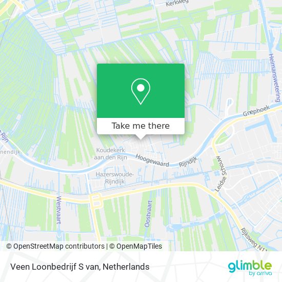 Veen Loonbedrijf S van map