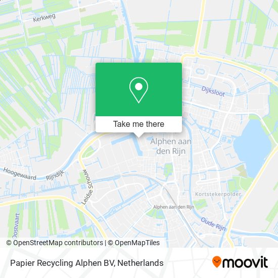 Papier Recycling Alphen BV map