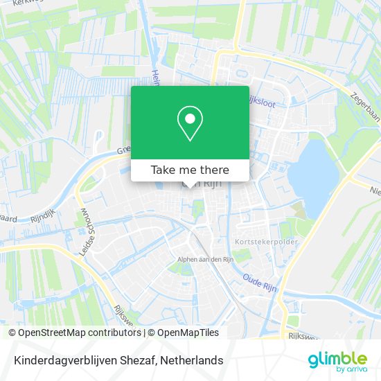 Kinderdagverblijven Shezaf map