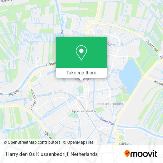 Harry den Os Klussenbedrijf map