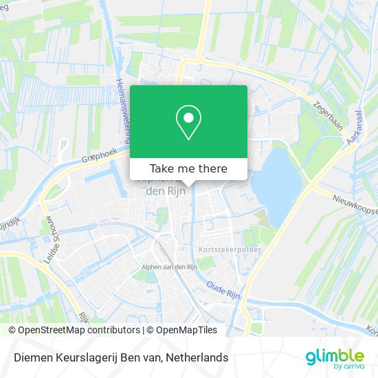 Diemen Keurslagerij Ben van map