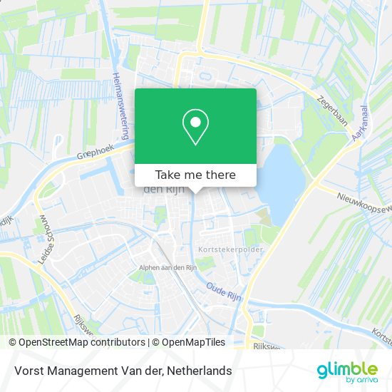 Vorst Management Van der map