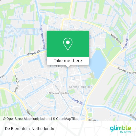 De Bierentuin map