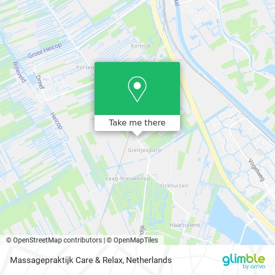 Massagepraktijk Care & Relax map