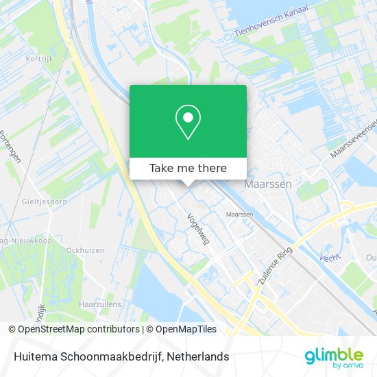 Huitema Schoonmaakbedrijf map