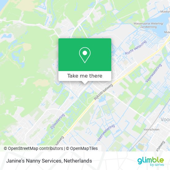 Janine's Nanny Services Karte