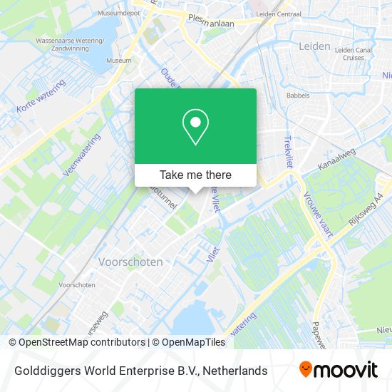 Golddiggers World Enterprise B.V. map