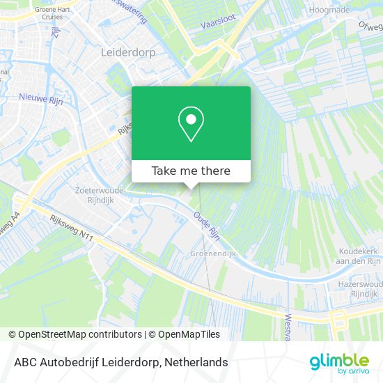 ABC Autobedrijf Leiderdorp map
