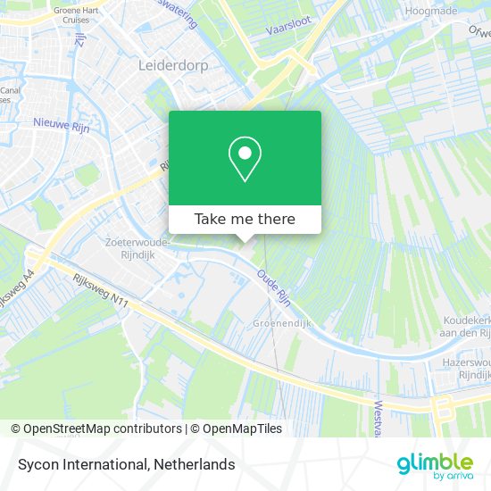 Sycon International map