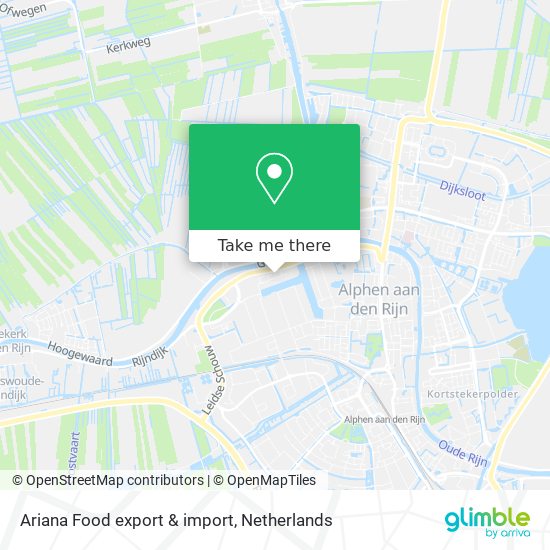 Ariana Food export & import map