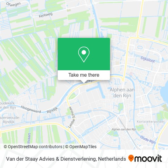 Van der Staay Advies & Dienstverlening map