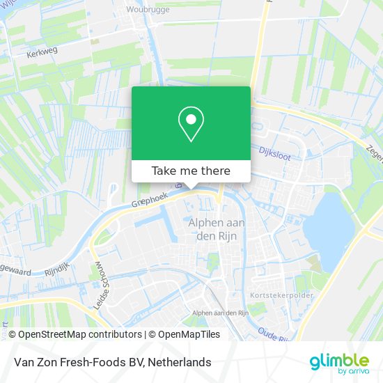 Van Zon Fresh-Foods BV map