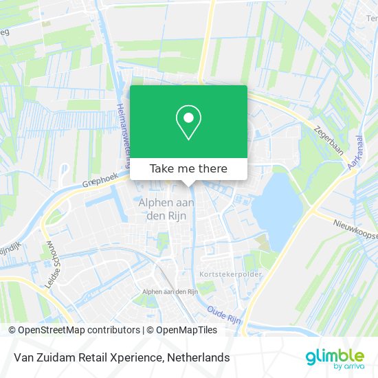 Van Zuidam Retail Xperience Karte