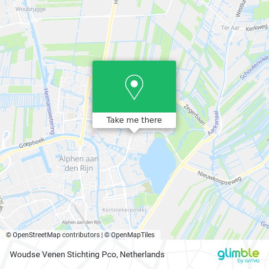 Woudse Venen Stichting Pco map